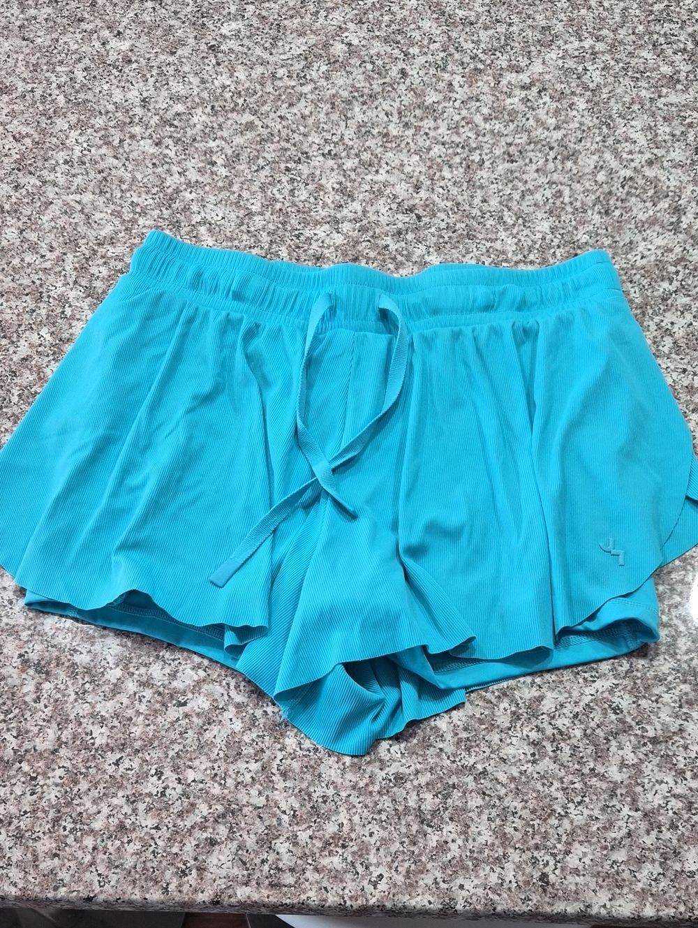 JoyLab Aqua Blue Athletic Drawstring Shorts